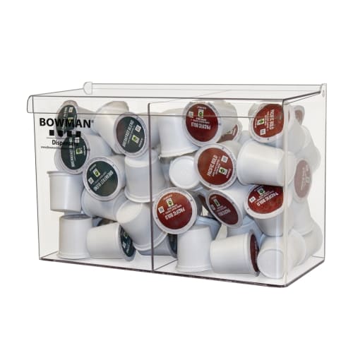 Dispensador a Granel Bowman®, Doble, Mini, Transparente